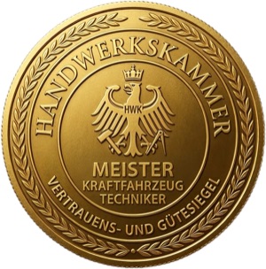 Certified German Master Mechanic Certification Badge